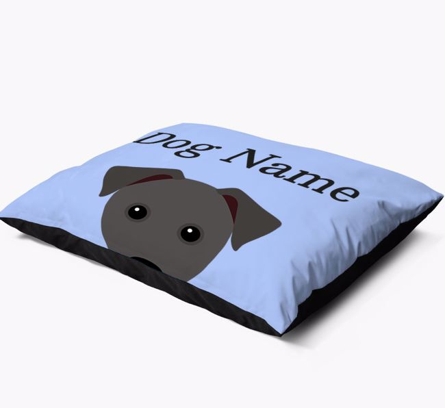 'Peeking Yappicon' - Personalised {breedFullName} Dog Bed